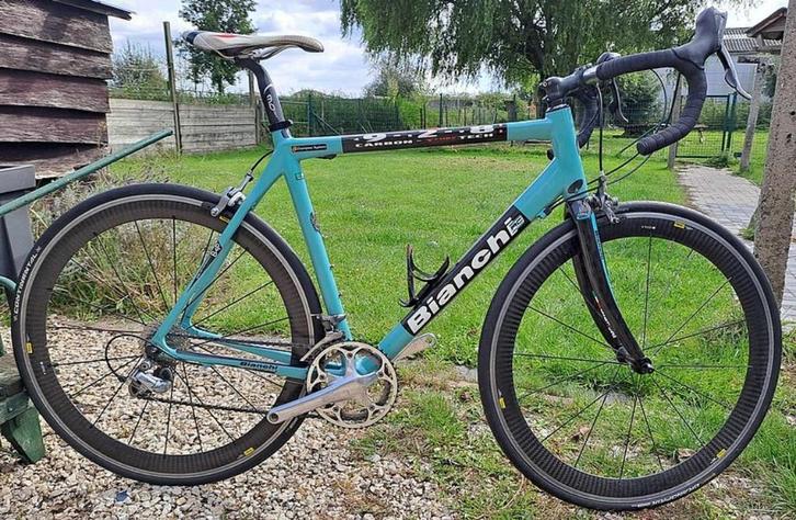 BIANCHI carbon racefiets, Ultegra. Maat 56/57/, Fietsen en Brommers, Fietsen | Racefietsen, Carbon, 53 tot 57 cm, Ophalen