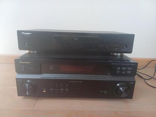 Pioneer VSX-418-K en Pioneer BDP-LX55, TV, Hi-fi & Vidéo, Chaîne Hi-fi, Comme neuf, Lecteur DVD, Tuner ou Radio, Pioneer, Enlèvement ou Envoi
