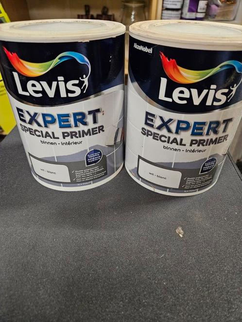 2 pots Primer pour carrelage Levis, Doe-het-zelf en Bouw, Verf, Beits en Lak, Nieuw, Verf, Minder dan 5 liter, Wit, Ophalen
