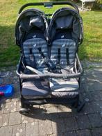 dubbele buggy, Kinderen en Baby's, Buggy's, Ophalen, Zo goed als nieuw, Overige merken, Verstelbare rugleuning