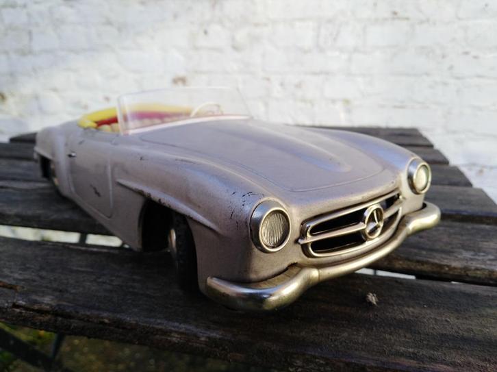 Blikken JNF Mercedes 190sl Commander, Antiek en Kunst, Antiek | Speelgoed, Ophalen of Verzenden