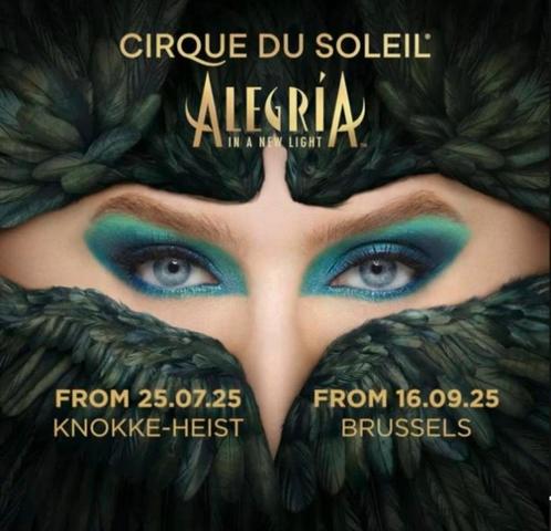 2x Alegria Cirque du Soleil - 4/10 - 13:30 - Brussel - G1&2, Tickets en Kaartjes, Theater | Toneel, Dans en Opera, Twee personen