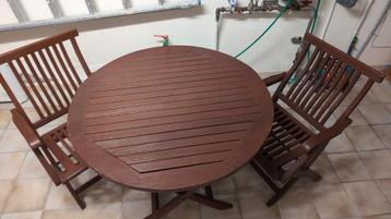 Marque plantation teak., Jardin & Terrasse, Ensembles de jardin, Chaise, Utilisé, Sets de jardin, 2 places