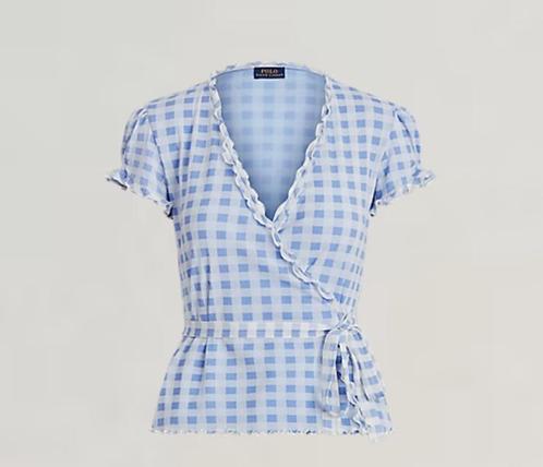 Polo Ralph lauren wikkelblouse “GINGHAM” maat XL NIEUW, Kleding | Dames, Blouses en Tunieken, Nieuw, Maat 46/48 (XL) of groter