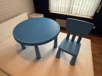 Kindertafeltje + 2 stoeltjes, Kinderen en Baby's, Ophalen, Gebruikt, Tafel(s) en Stoel(en)