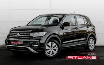 Volkswagen T-Cross 1.0 TSI versnellingsbak DSG 7/SIDE + LANE, Auto's, Zwart, 5 zetels, 5 deurs, 3 cilinders