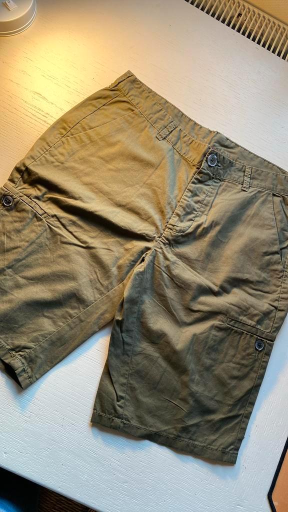 jongens/heren short maat 38, Kleding | Heren, Broeken en Pantalons, Zo goed als nieuw, Overige maten, Groen, Ophalen of Verzenden