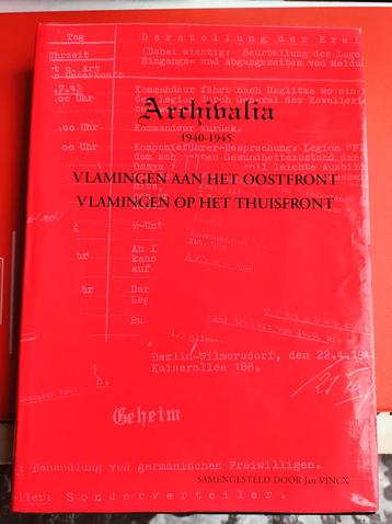 Archivalia Jan Vincx oostfront waffen elite VNV vlaamse SS beschikbaar voor biedingen