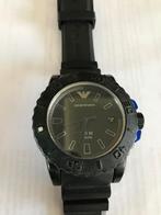 Herenuurwerk Emporio Armani, Handtassen en Accessoires, Horloges | Heren, Overige merken, Staal, Polshorloge, Kunststof