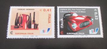 2 Postzegels Italia - Europalia Italia - Postfris-jaar 2003 beschikbaar voor biedingen