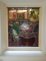Breugelmaal glas in lood, Ophalen of Verzenden