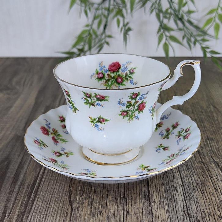 Royal Albert Winsome Herenkop & Schotel, Antiek en Kunst, Antiek | Servies los, Ophalen of Verzenden