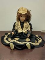 Antieken pop, handgemaakt, 55 cm, Verzamelen, Ophalen of Verzenden, Zo goed als nieuw, Pop