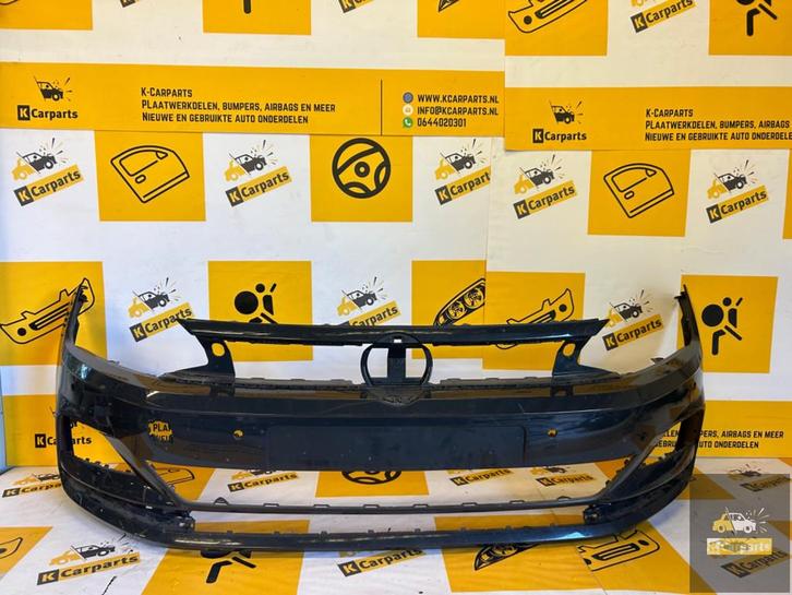 Voorbumper Polo 2G 2017-2022 4XPDC 2G0807221 BUMPER, Auto-onderdelen, Carrosserie, Bumper, Volkswagen, Voor, Gebruikt