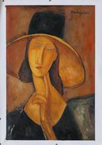 Modigliani-replica, handgeschilderd in olieverf, Verzenden