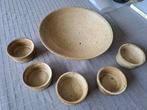 Keramisch bord met potjes, Antiek en Kunst, Ophalen
