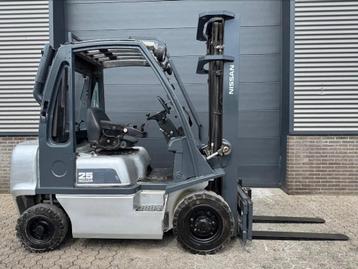 Nissan FD02A250 2,5 ton diesel heftruck (bj 2011) beschikbaar voor biedingen