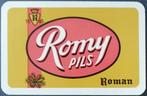 1 Speelkaart Romy pils, Ophalen of Verzenden