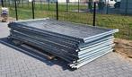 Te Koop : HERAS hekken + blok + koppeling, Tuin en Terras, Tuinhekken en Hekwerk, Ophalen, Gebruikt, IJzer, Enkelstaafmat hekwerk