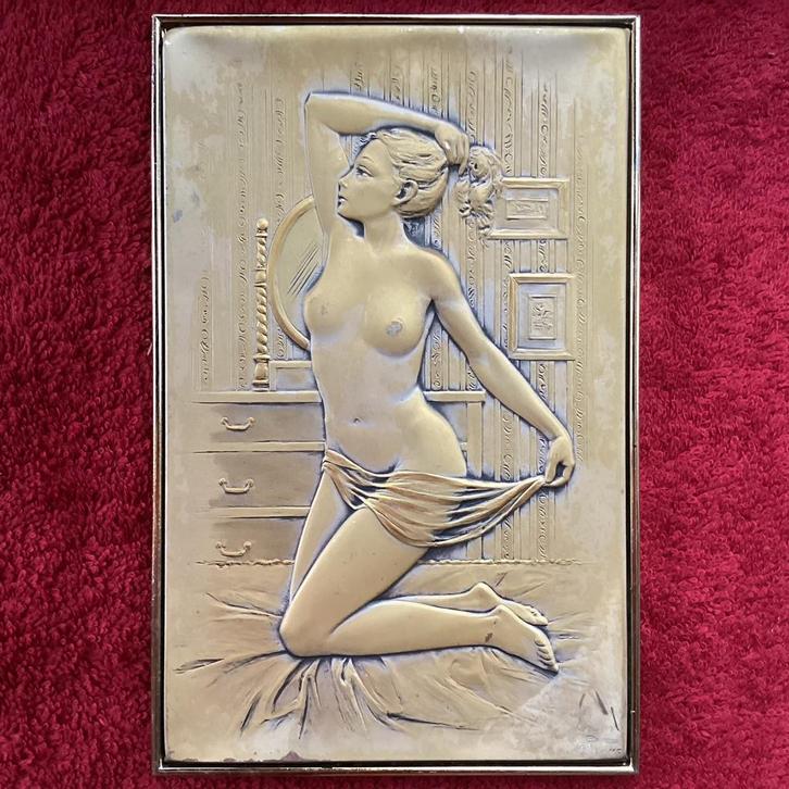 Vrouw, Antiek en Kunst, Antiek | Zilver en Goud, Zilver, Ophalen of Verzenden