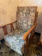 Verstelbare klassieke fauteuil,70 jaar oud, Ophalen, Gebruikt, Antiek