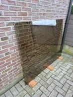 Gelaagd bronskleurig glas, Ophalen, Gebruikt, Overige typen, 160 cm of meer
