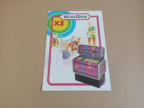 Flyer: Wurlitzer X2 (1980) jukebox, Verzamelen, Automaten | Jukeboxen, Wurlitzer, Verzenden