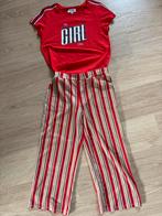 Setje (broek, shirt) in maat 146, Broek, Meisje, JBC, Ophalen of Verzenden