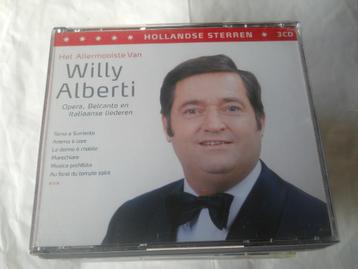 BOÎTE DE 3 CD - WILLY ALBERTI, Enlèvement ou Envoi, Comme neuf, Chanson réaliste ou Smartlap, Coffret