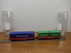 Marklin 29452  2 wagens met containers DB  VVP, Wisselstroom, Gebruikt, Wagon, Ophalen of Verzenden