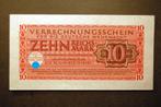 Duits bankbiljet bankbriefje 10 Reichsmark Wehrmacht 1944, Postzegels en Munten, Los biljet, Duitsland, Ophalen of Verzenden