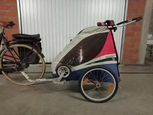 Fietskar Chariot Corsaire 2p (nu Thule), Fietsen en Brommers, Fietsaccessoires | Aanhangwagens en Karren, Gebruikt, Kinderkar