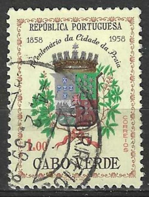 Kaapverdie 1958 - Yvert 292 - 100 Jaar hoofdstad Praia (ST), Postzegels en Munten, Postzegels | Afrika, Gestempeld, Overige landen