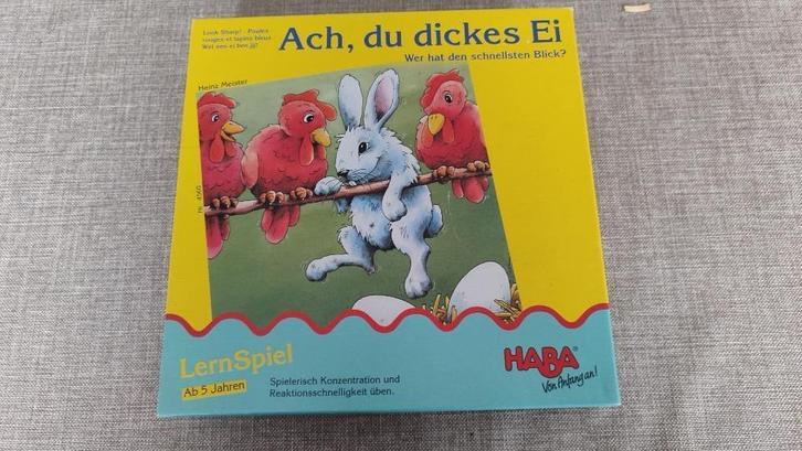 HABA Wat een ei ben jij, Hobby en Vrije tijd, Gezelschapsspellen | Bordspellen, Zo goed als nieuw, Een of twee spelers, Drie of vier spelers