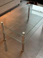 Table basse verre, Maison & Meubles, Tables | Tables de salon, Enlèvement, Comme neuf, Verre