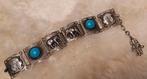 Egypte Armband vintage zilver, Handtassen en Accessoires, Antieke sieraden, Ophalen of Verzenden, Zilver, Armband