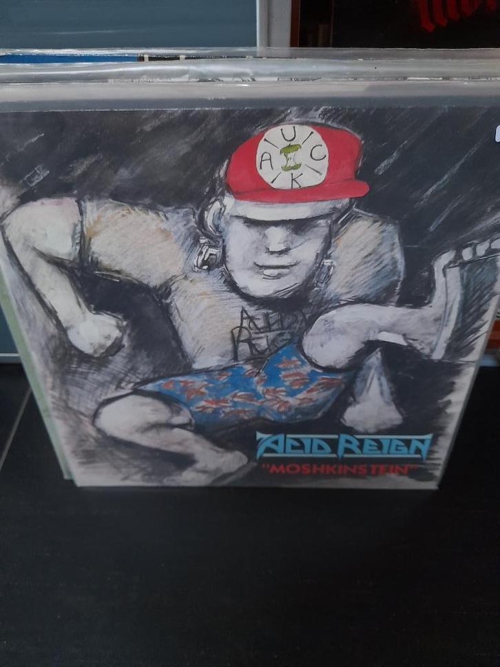 lp - acid reign - moshkinstein - vak 2, Cd's en Dvd's, Vinyl | Hardrock en Metal, Zo goed als nieuw, Ophalen of Verzenden