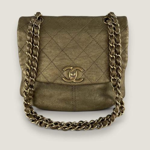 Authentieke Chanel caviar flap bag, Handtassen en Accessoires, Tassen | Schoudertassen, Gebruikt, Overige merken, Goud, Leer, Ophalen of Verzenden