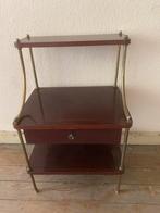 Mooi nachtkastje of halkastje met gratis lamp, Huis en Inrichting, Slaapkamer | Nachtkastjes, Ophalen, Gebruikt, Hout