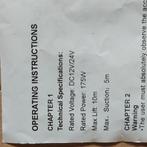 Diesel pompe 12/24v, Auto-onderdelen, Brandstofpompen, Ophalen of Verzenden, Gebruikt