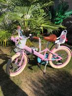 Meisjesfiets 18 inch Supersuper Little Miss, Fietsen en Brommers, Fietsen | Meisjes, Ophalen, Gebruikt, Handrem, 18 inch
