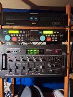 CD speler (dubbel) en mengpaneel, Enlèvement ou Envoi, Utilisé, Autres marques