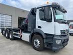 Mercedes Arocs 3240 met hiab 232.5 + nieuw containersysteem, Automaat, Stof, Wit, Mercedes-Benz
