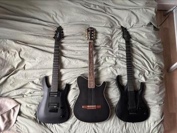 Lot de 3 Guitars (Ibanez/Jackson/S by Solar) spec en descrip, Musique & Instruments, Instruments à corde | Guitares | Électriques