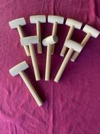 Houten hamertjes deco, Ophalen