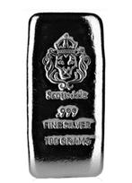 Lingot Argent 100gr Scootsdale, Ophalen, Zilver