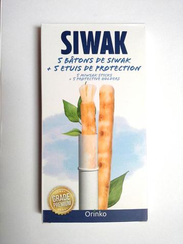 Lot de 5 bâtons de siwak avec 5 étuis de protection beschikbaar voor biedingen