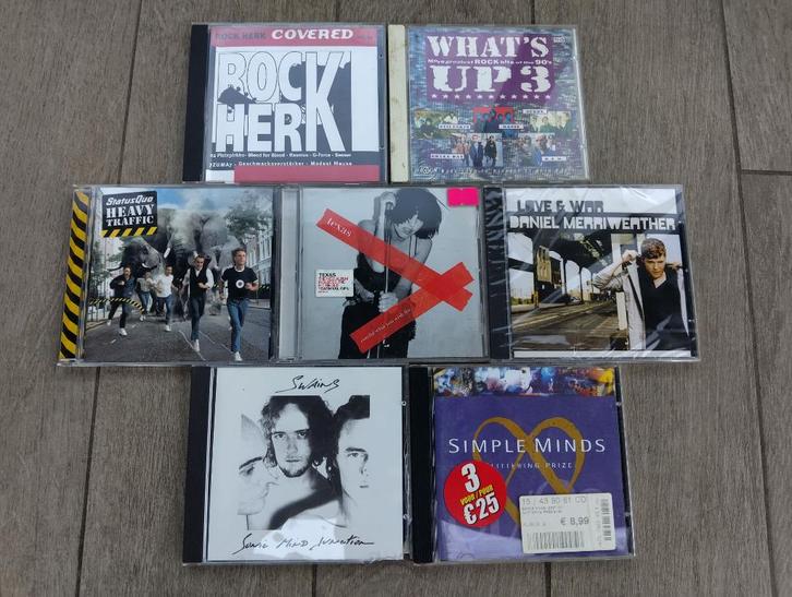 Lot 7 cd's Rock, Pop Rock, Alternative Rock ..., Cd's en Dvd's, Cd's | Rock, Zo goed als nieuw, Alternative, Ophalen of Verzenden