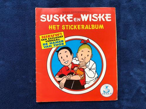 Suske & Wiske stickerboek 1995 : De Hamer Van Thor(Volledig), Livres, BD, Utilisé, Une BD, Enlèvement ou Envoi