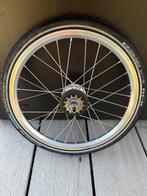Brompton achterwiel 3 v., Fietsen en Brommers, Fietsonderdelen, Ophalen of Verzenden, Zo goed als nieuw, Band